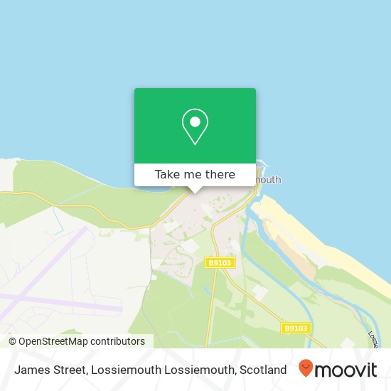 James Street, Lossiemouth Lossiemouth map