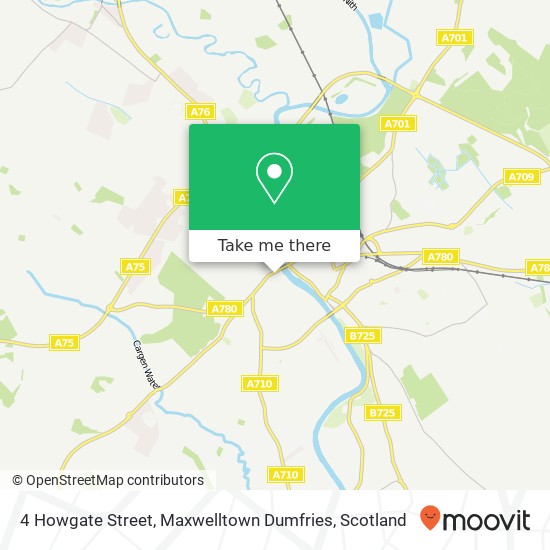 4 Howgate Street, Maxwelltown Dumfries map