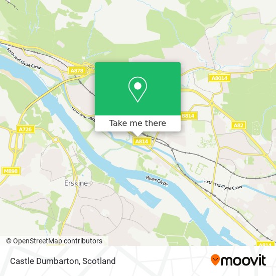 Castle Dumbarton map