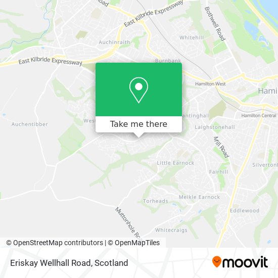 Eriskay Wellhall Road map