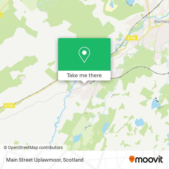 Main Street Uplawmoor map