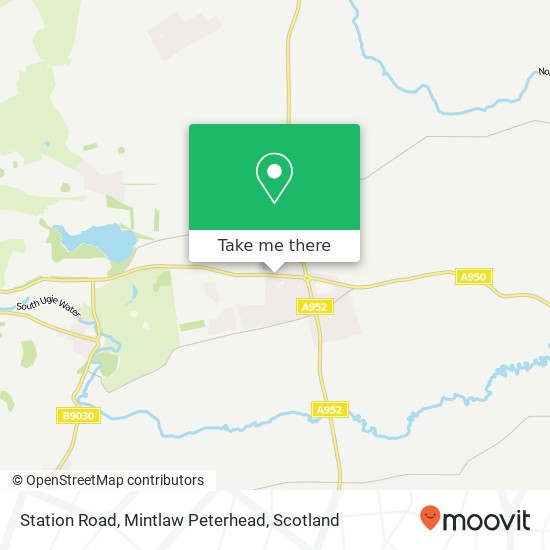 Station Road, Mintlaw Peterhead map