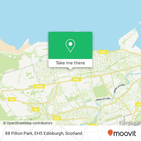 88 Pilton Park, EH5 Edinburgh map