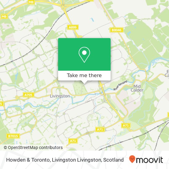 Howden & Toronto, Livingston Livingston map