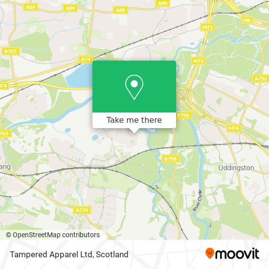 Tampered Apparel Ltd map