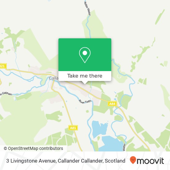 3 Livingstone Avenue, Callander Callander map