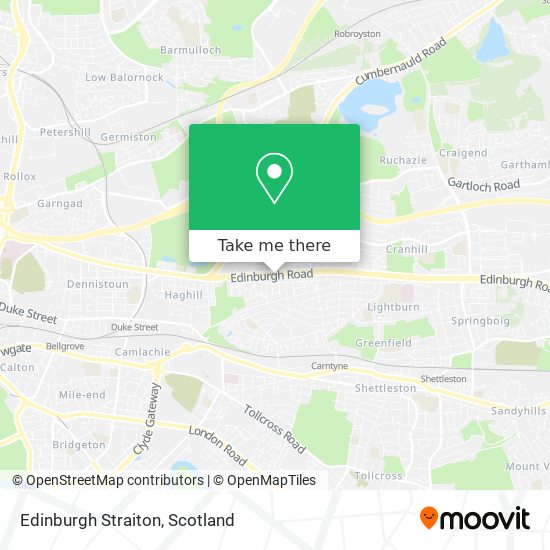 Edinburgh Straiton map