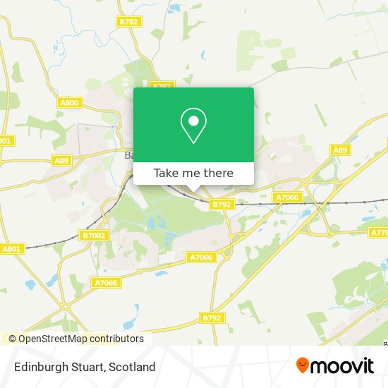 Edinburgh Stuart map