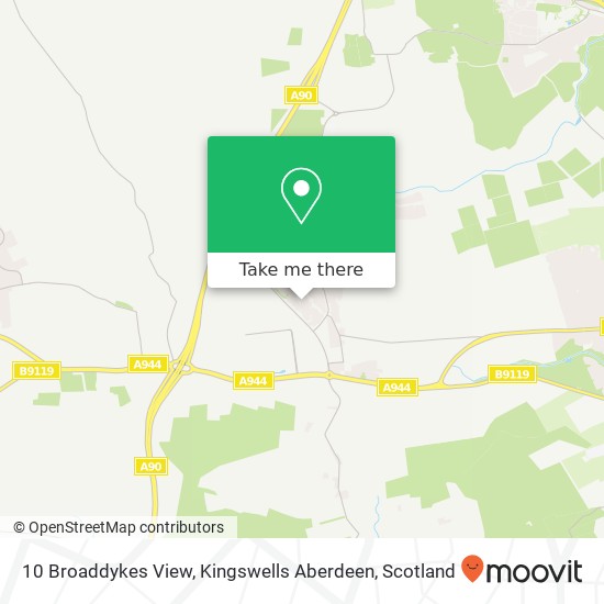 10 Broaddykes View, Kingswells Aberdeen map