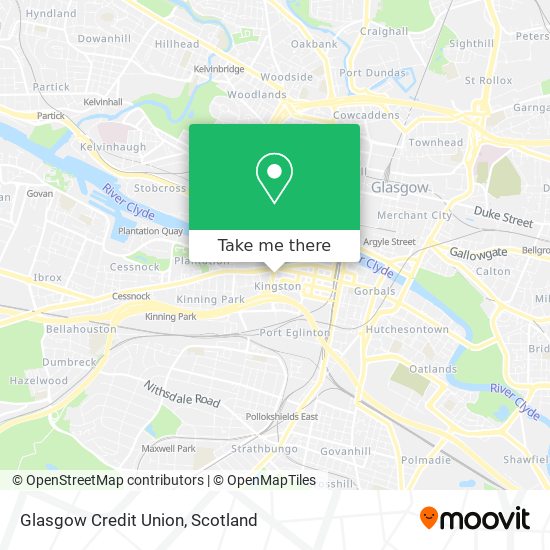 Glasgow Credit Union map
