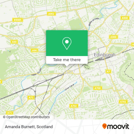 Amanda Burnett map