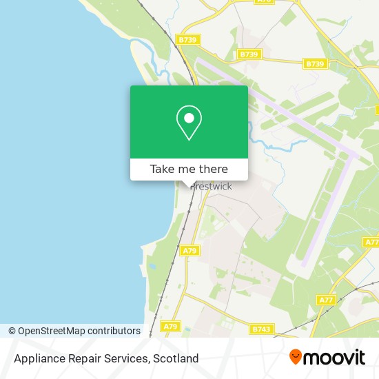 Appliance Repair Services map