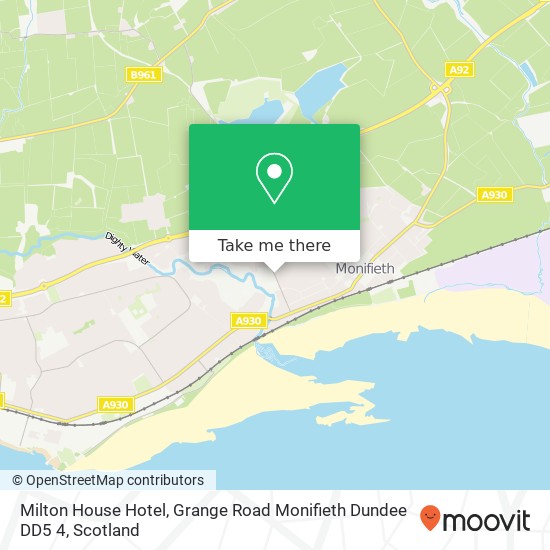 Milton House Hotel, Grange Road Monifieth Dundee DD5 4 map