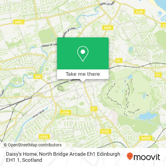 Daisy's Home, North Bridge Arcade Eh1 Edinburgh EH1 1 map