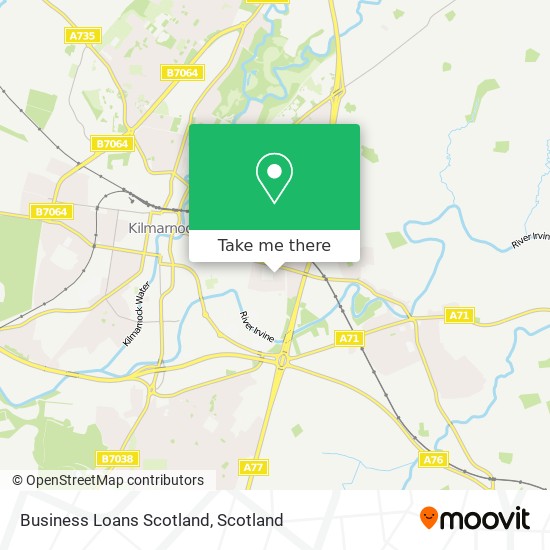 Business Loans Scotland map