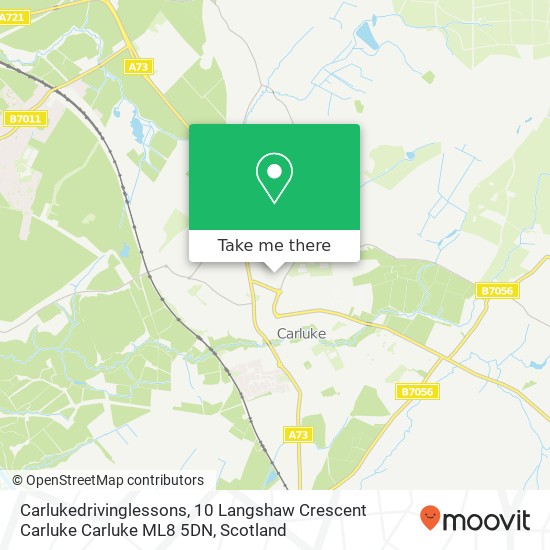 Carlukedrivinglessons, 10 Langshaw Crescent Carluke Carluke ML8 5DN map
