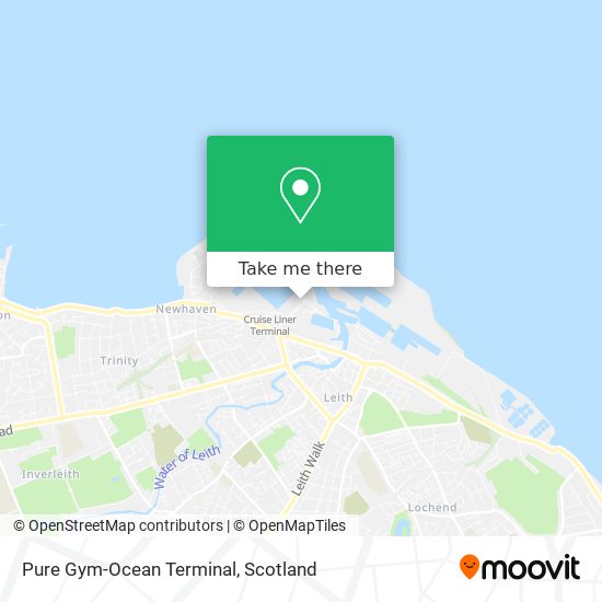 Pure Gym-Ocean Terminal map