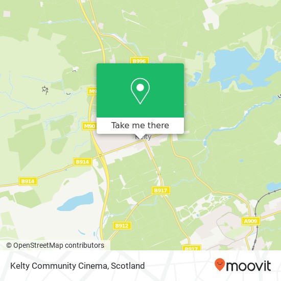 Kelty Community Cinema map