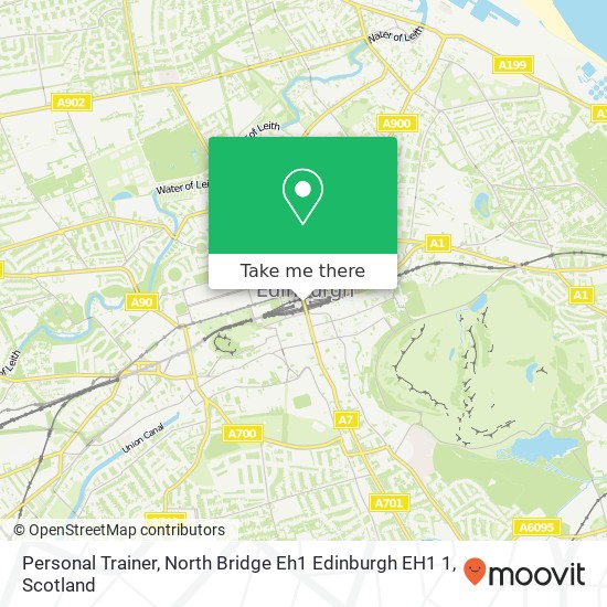 Personal Trainer, North Bridge Eh1 Edinburgh EH1 1 map