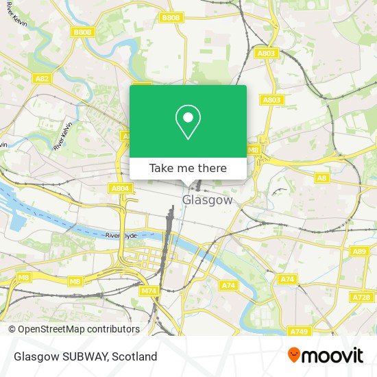 Glasgow SUBWAY map