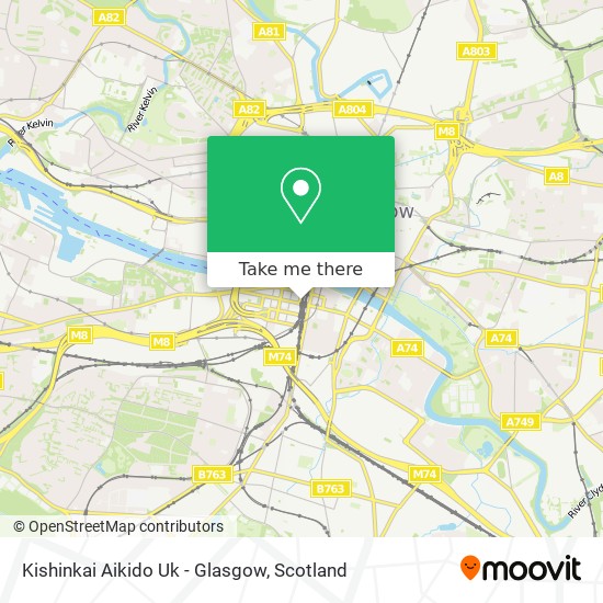Kishinkai Aikido Uk - Glasgow map
