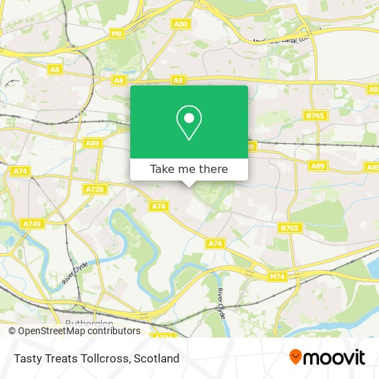 Tasty Treats Tollcross map