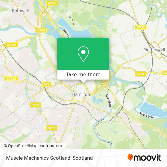 Muscle Mechanics Scotland map