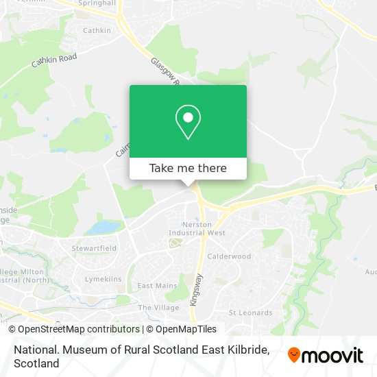 National. Museum of Rural Scotland East Kilbride map