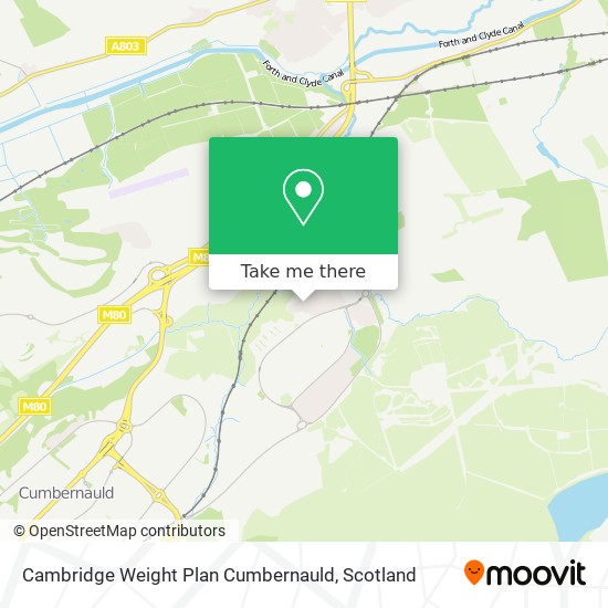 Cambridge Weight Plan Cumbernauld map