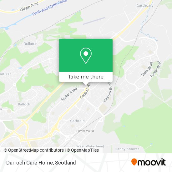 Darroch Care Home map