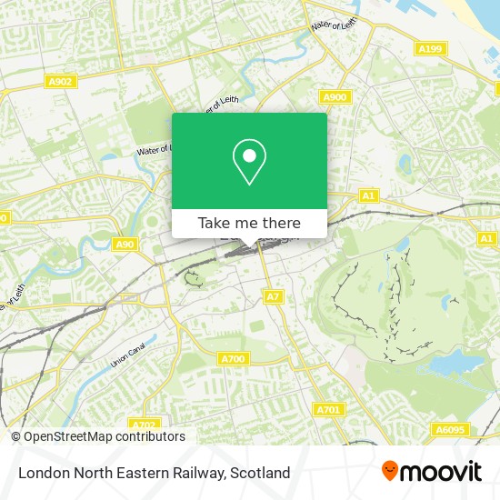 London North Eastern Railway map