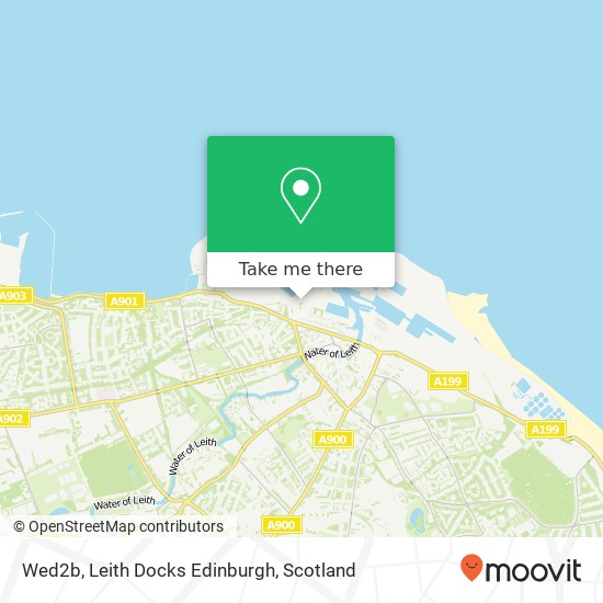 Wed2b, Leith Docks Edinburgh map