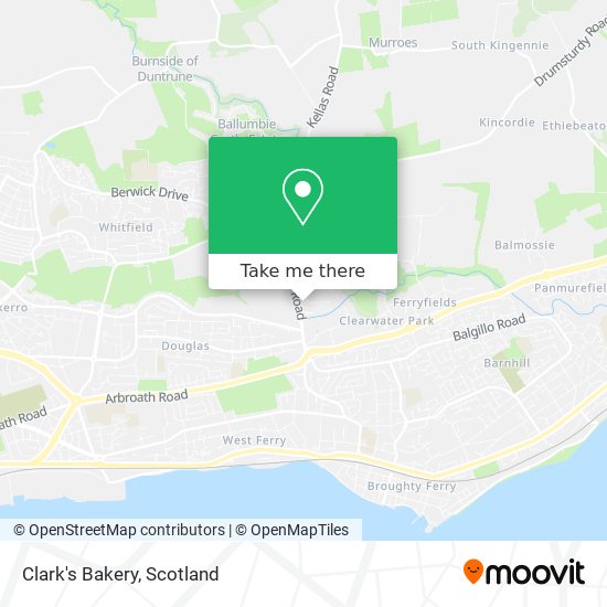 Clark's Bakery map
