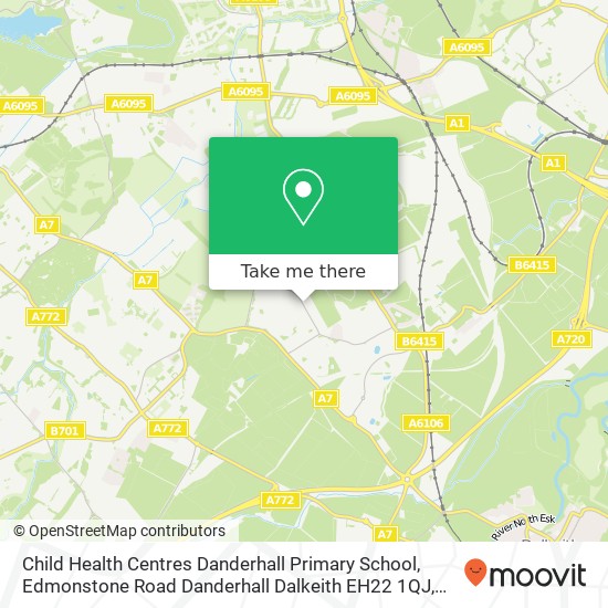 Child Health Centres Danderhall Primary School, Edmonstone Road Danderhall Dalkeith EH22 1QJ map