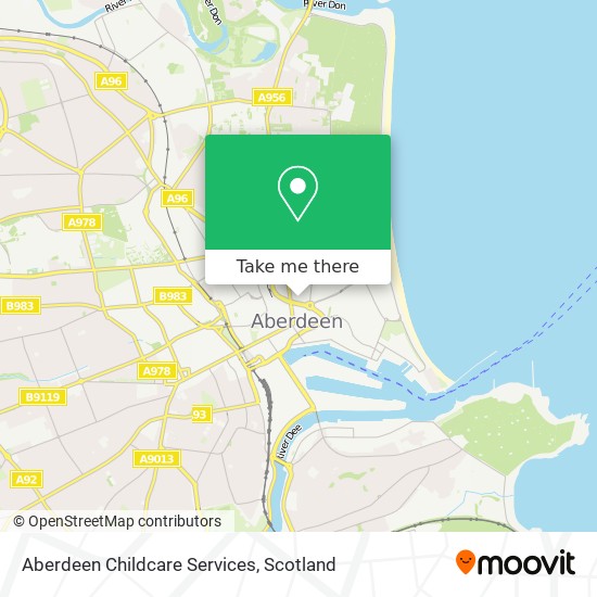 Aberdeen Childcare Services map