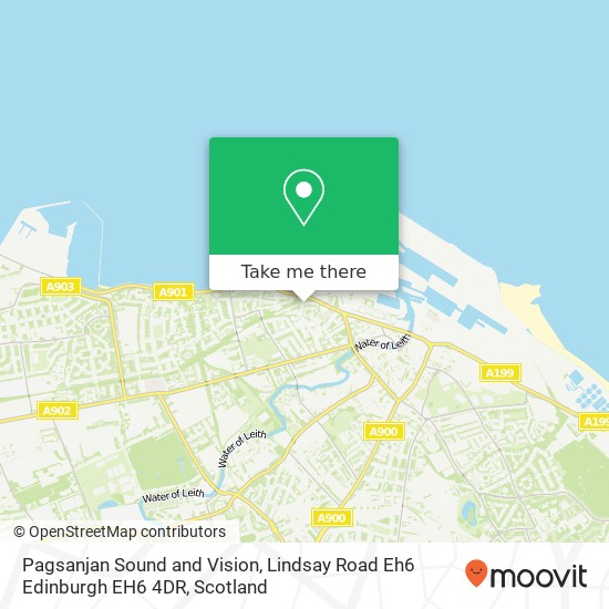 Pagsanjan Sound and Vision, Lindsay Road Eh6 Edinburgh EH6 4DR map