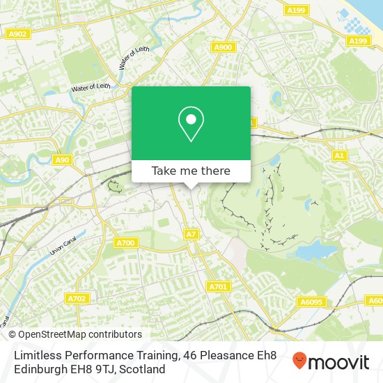 Limitless Performance Training, 46 Pleasance Eh8 Edinburgh EH8 9TJ map