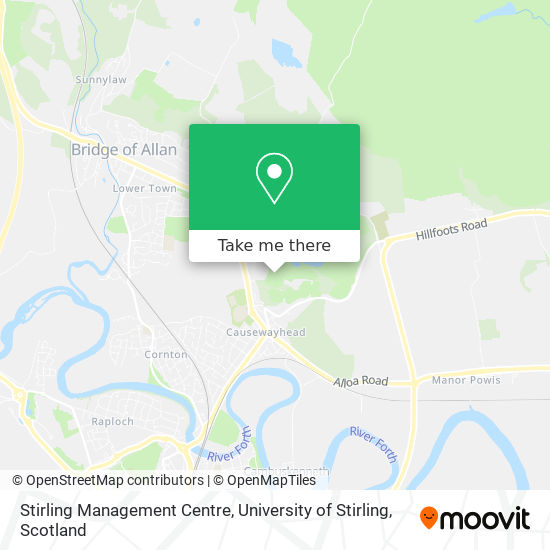 Stirling Management Centre, University of Stirling map