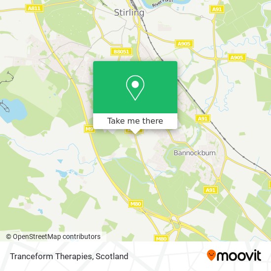 Tranceform Therapies map