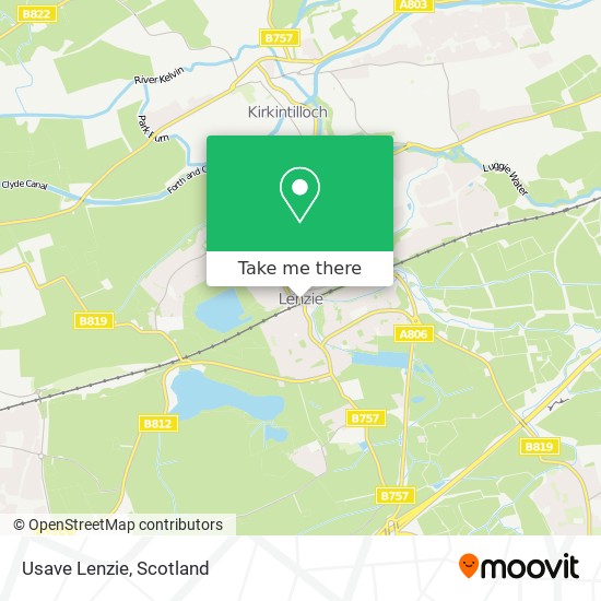 Usave Lenzie map