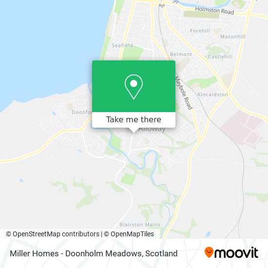Miller Homes - Doonholm Meadows map