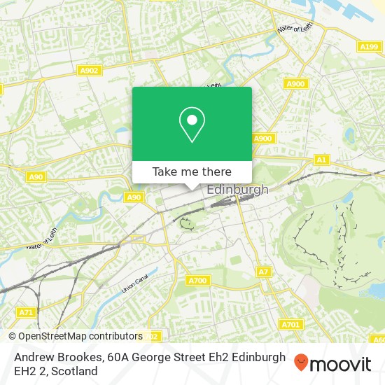 Andrew Brookes, 60A George Street Eh2 Edinburgh EH2 2 map