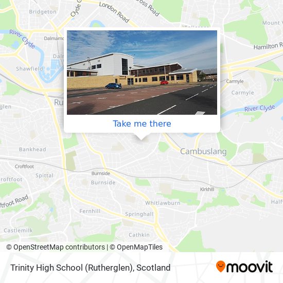Trinity High School (Rutherglen) map