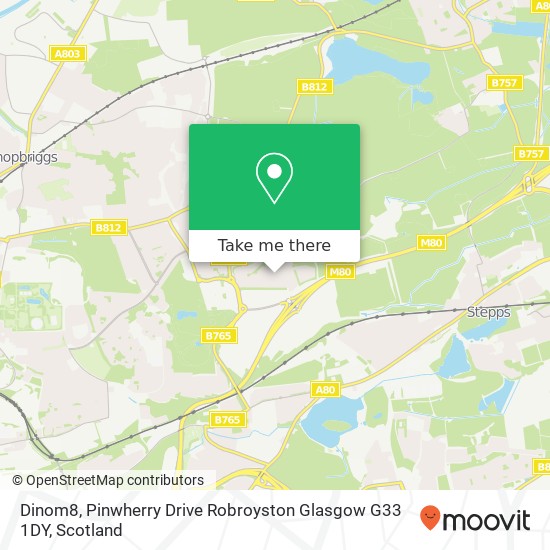 Dinom8, Pinwherry Drive Robroyston Glasgow G33 1DY map