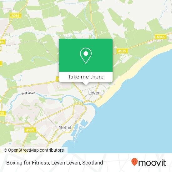 Boxing for Fitness, Leven Leven map