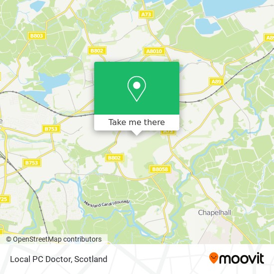 Local PC Doctor map