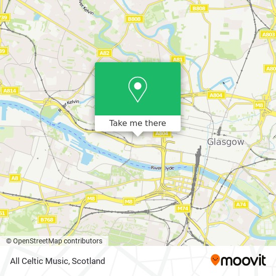 All Celtic Music map