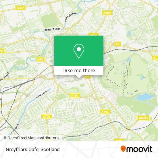 Greyfriars Cafe map