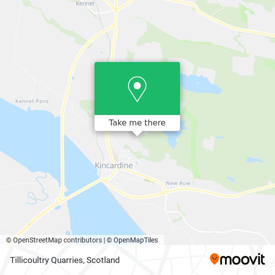 Tillicoultry Quarries map