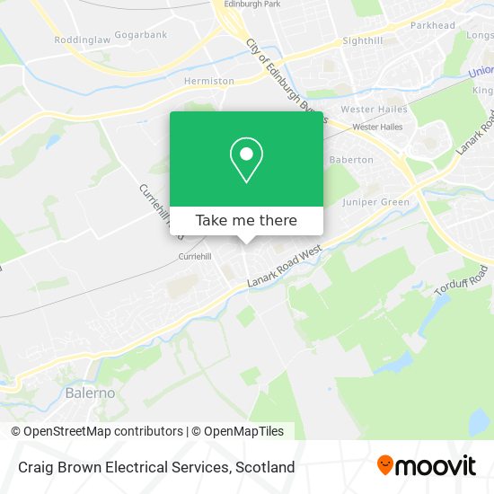 Craig Brown Electrical Services map